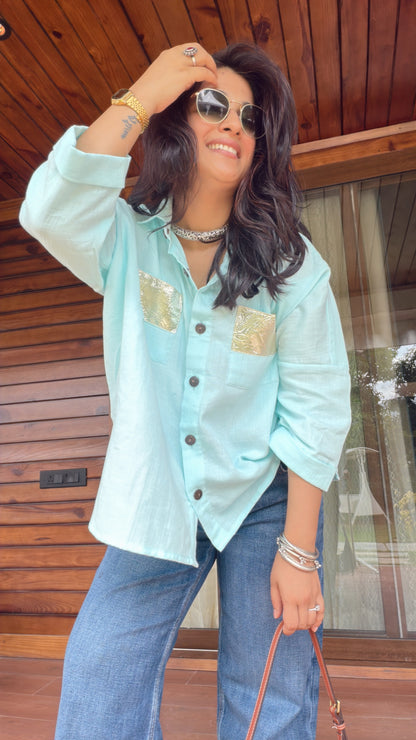 Blue shirt