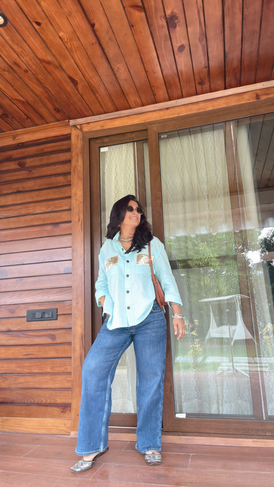 Blue shirt