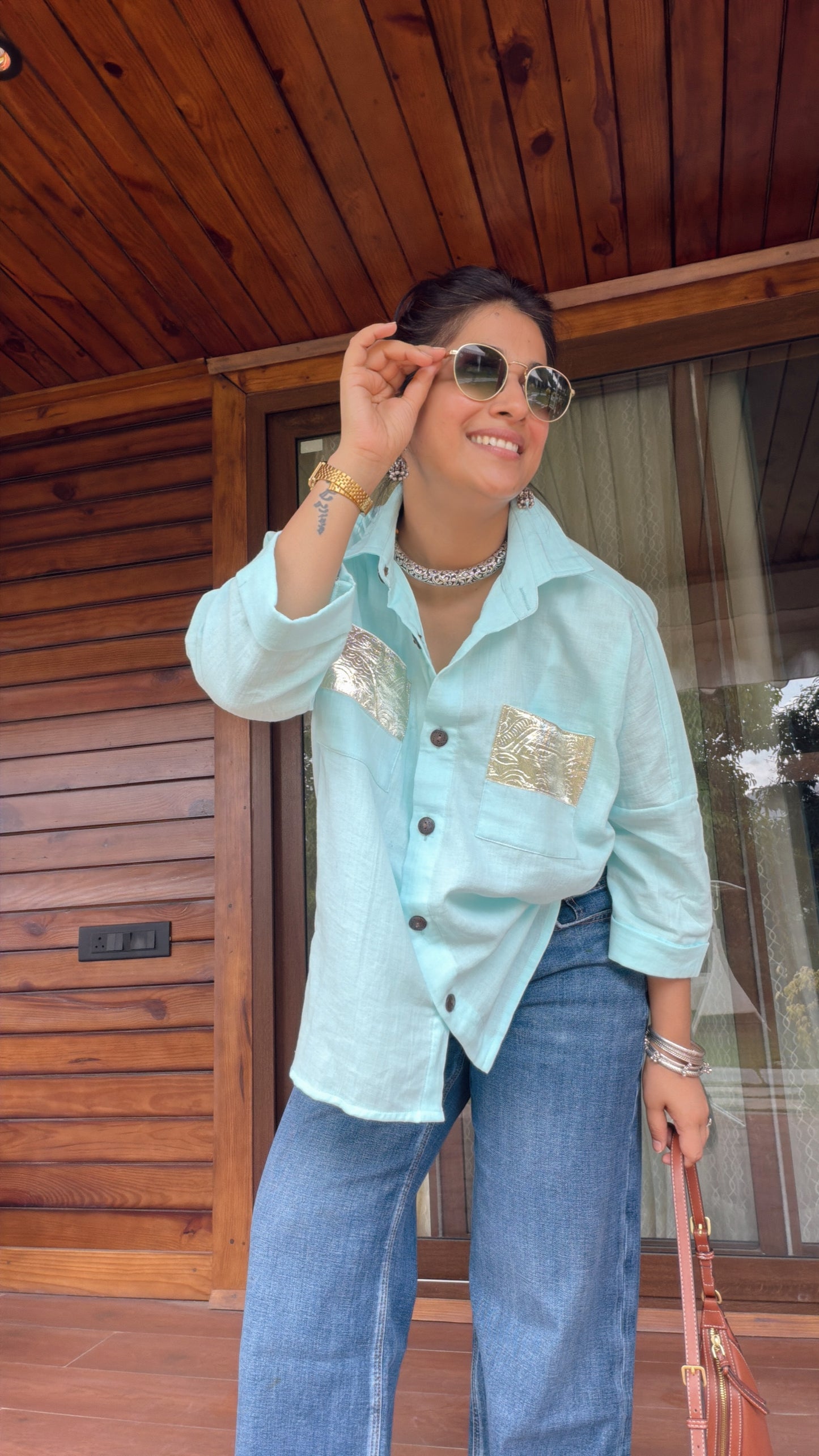 Blue shirt