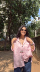 Pink blush loose fit shirt