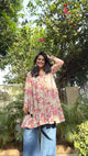 FLORAL SANGANERI COTTON TOP