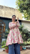 FLORAL SANGANERI COTTON TOP