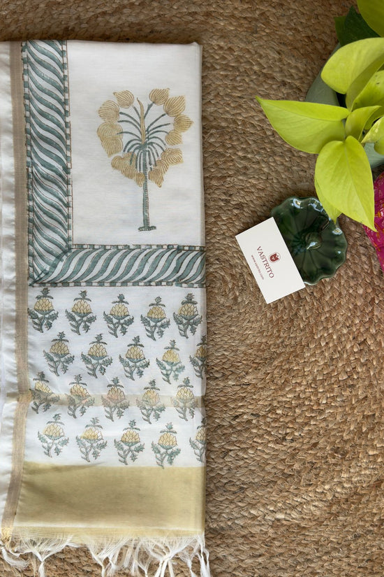 Aabha chanderi silk dupatta