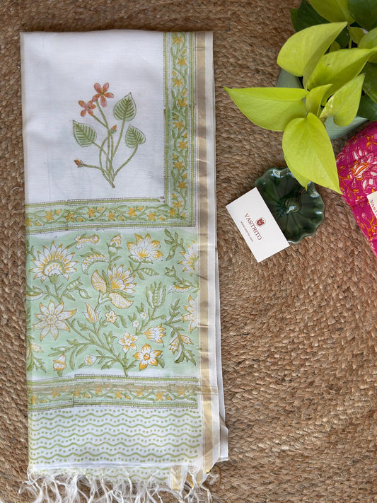 KathaVastra chanderi silk dupatta