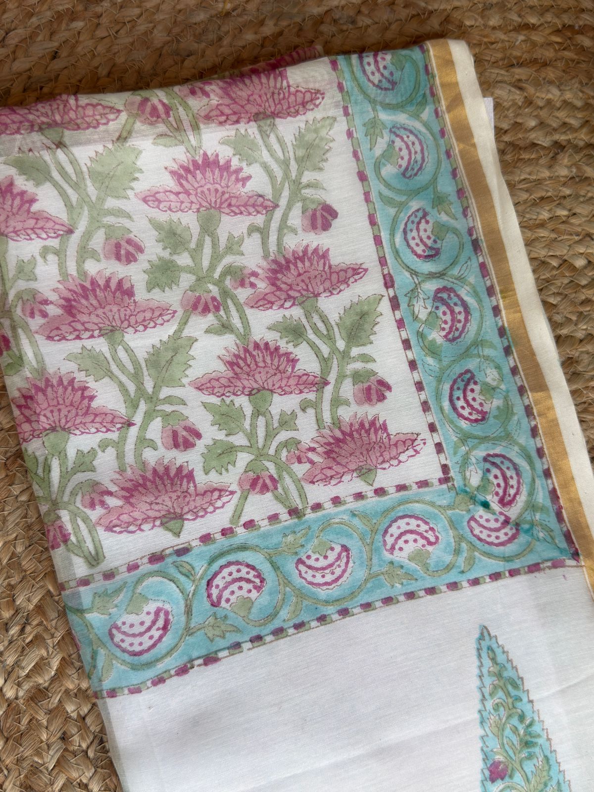 Leela Chaap Chanderi Silk Dupatta