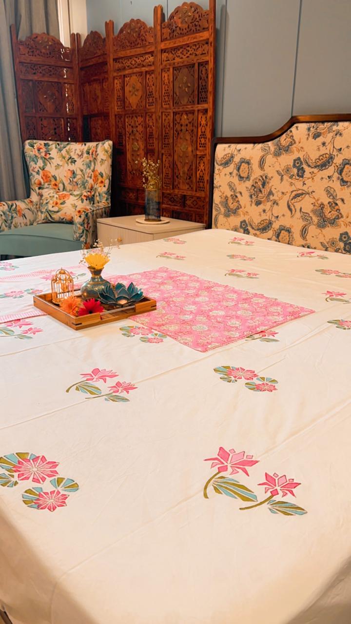 Lotus BedSheet