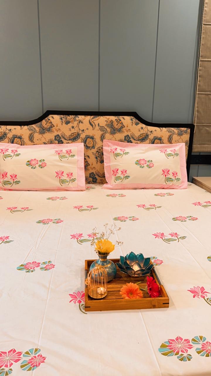 Lotus BedSheet