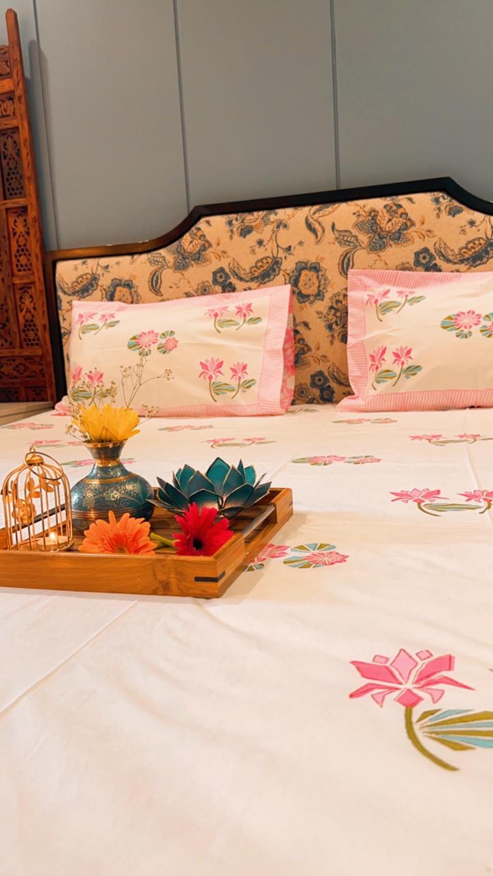 Lotus BedSheet
