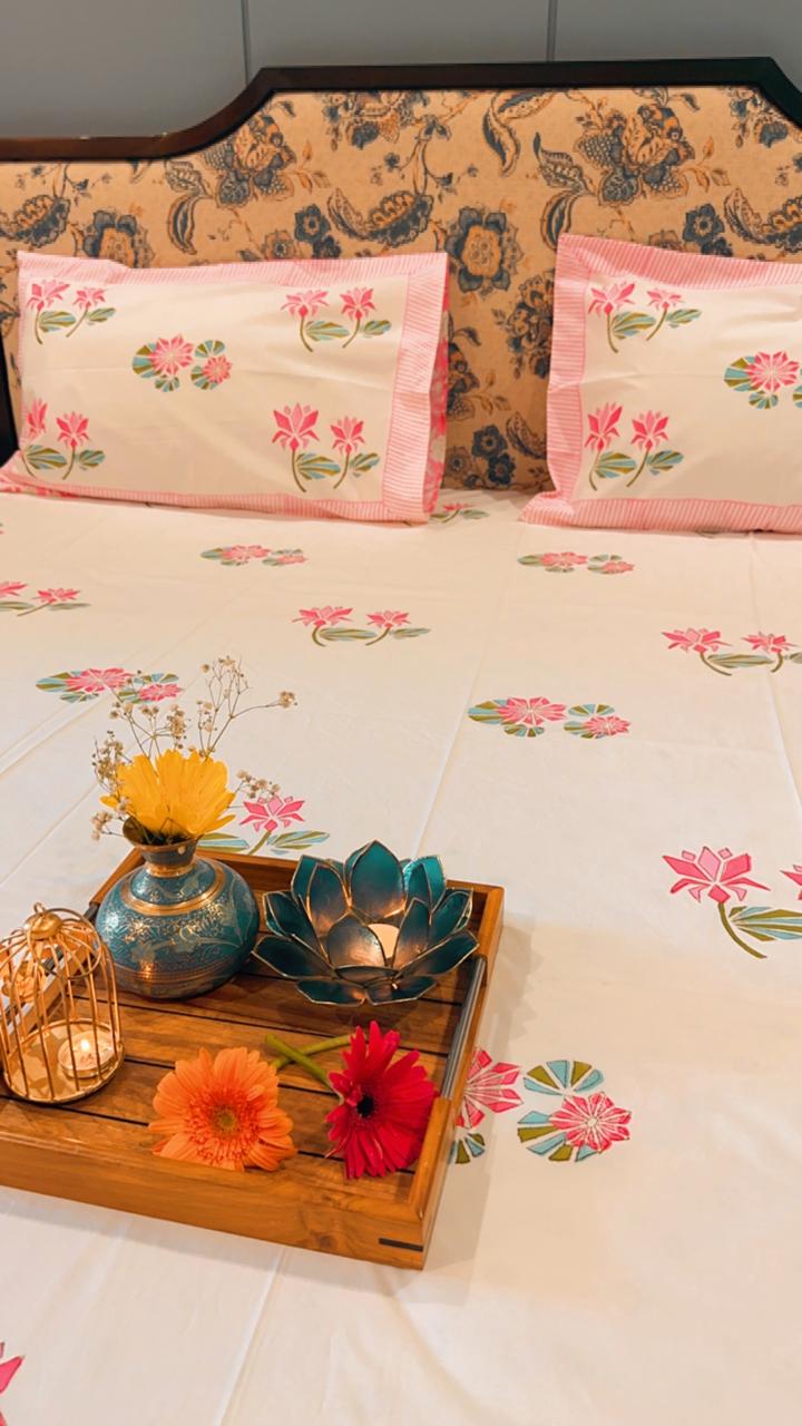 Lotus BedSheet