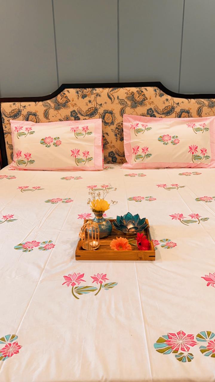 Lotus BedSheet