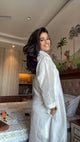 Classic Pearl White Silk Kurta Set