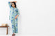 Sea Green Sanganeri Organic Cotton Coord set