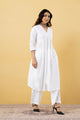 Chandni White Cotton Suit Set