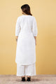 Chandni White Cotton Suit Set