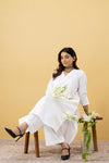 Chandni White Cotton Suit Set