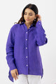 Indigo Blue Handloom Linen Shirt