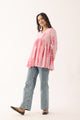 Gulaabi Sanganeri Organic Cotton Top