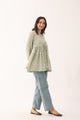 Pista Green Sanganeri Organic Cotton Top