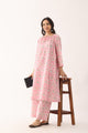 Blush Pink Sanganeri Organic Cotton Loose fit  Suit set