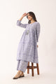Floral Lavender Sanganeri Organic Cotton Suit Set