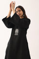 Ink Black Handloon Linen Loose fit Suit set