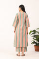 Pastel Strip Sanganeri Organic Cotton Suit Set