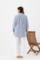 Blue white Stripe Cotton shirt