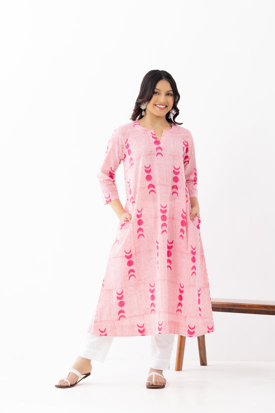 Gulabi Chand Block Printed Kurta