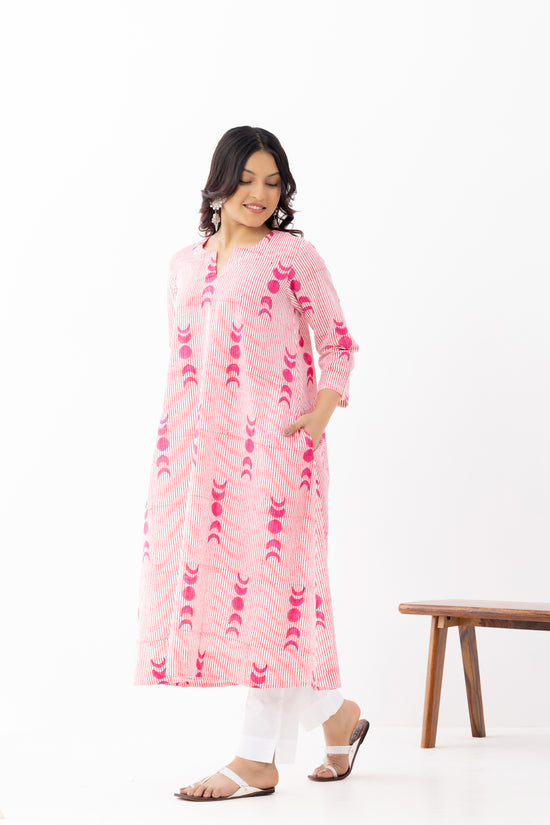 Gulabi Chand Block Printed Kurta