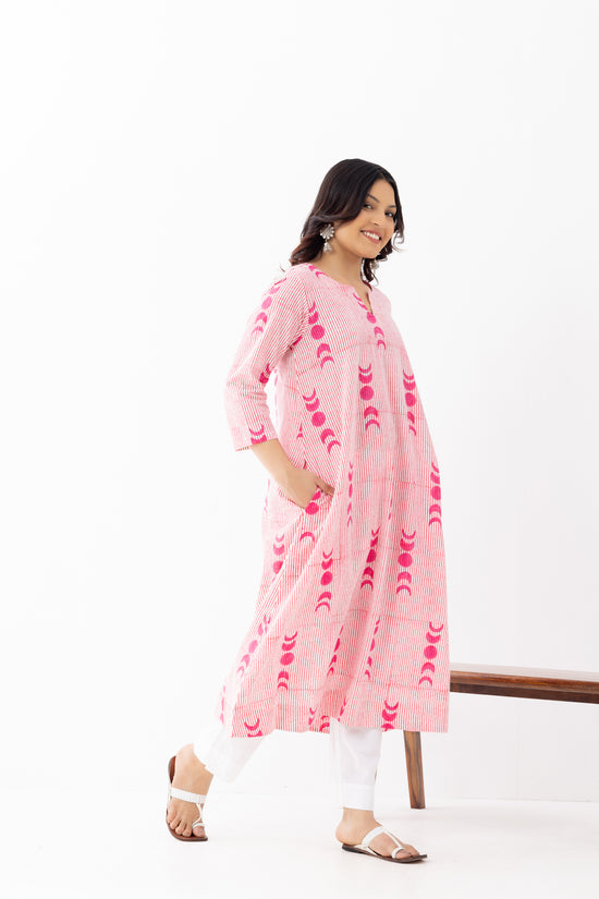 Gulabi Chand Block Printed Kurta