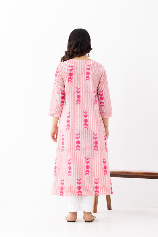 Gulabi Chand Block Printed Kurta
