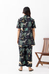 Forest Black Cotton Coord set