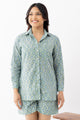 Tulsi Green Sanganeri Organic cotton Coordset