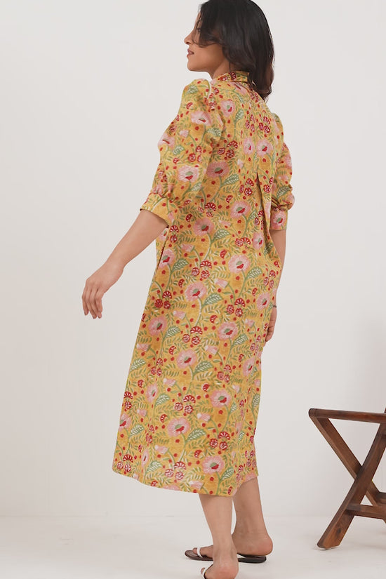 Haldi Bloom Dress