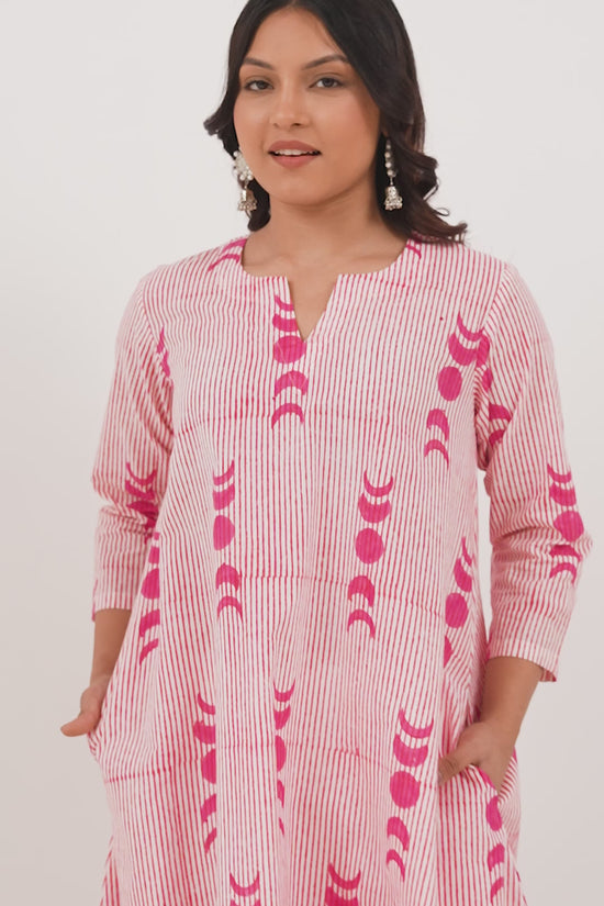 Gulabi Chand Block Printed Kurta